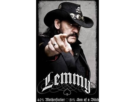 Póster DELE Lemmy 49% Mofo (61x91.5 cm)