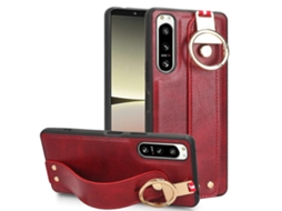 Capa De Celular Com Pulseira De Couro