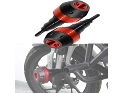 Conjunto de 2 protetores quadro para motocicleta alumínio resistente alta qualidade | S/MARCA