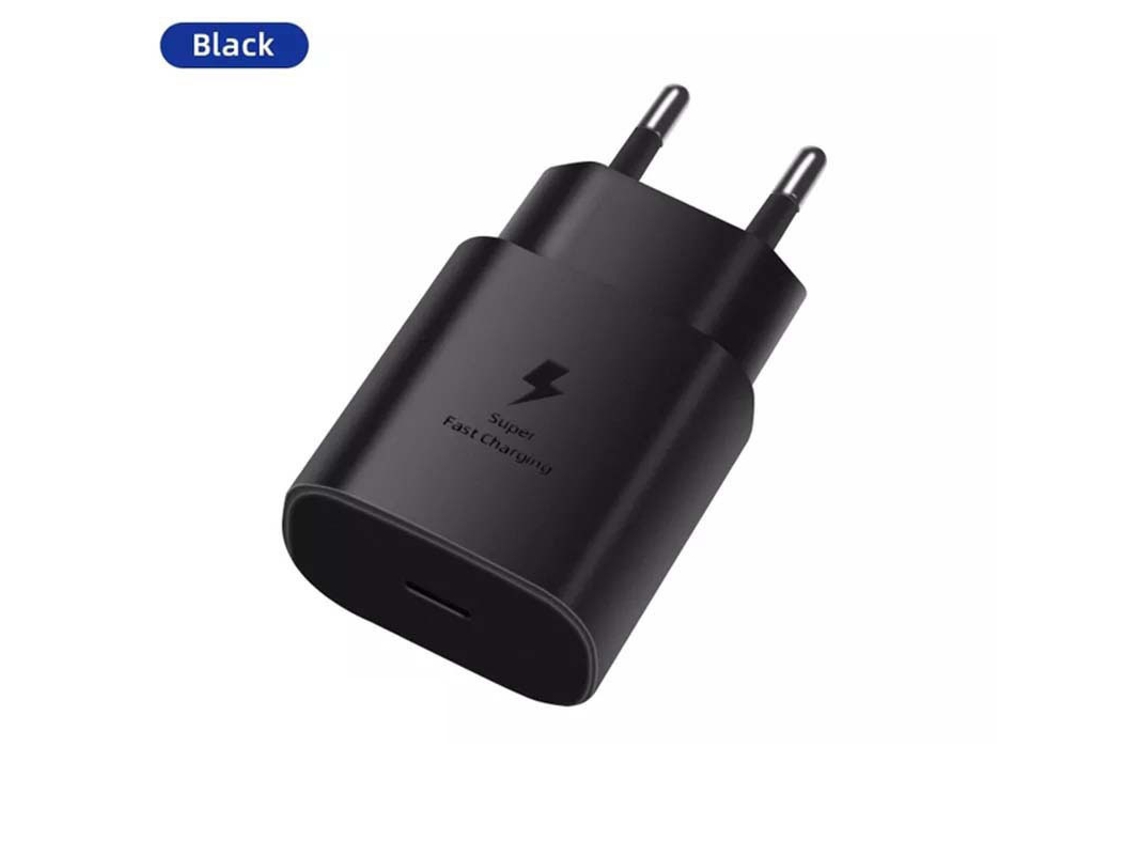Compatível Com O Adaptador Samsung De 15 W - Cabeça De Carregamento (preta)