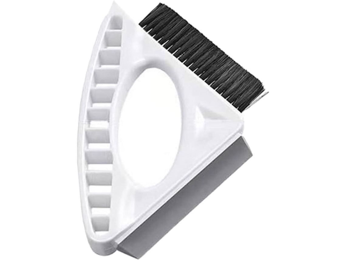 Escova De Limpeza Multiuso Para Cozinha E Janelas, Com Cerdas De Plástico E Silicone, Adequada Para Ranhuras E