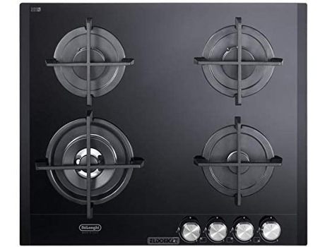Placa de Gás DE LONGHI SLF 460 LN2 (60 cm - Preto)
