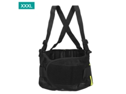 Cinto De Cintura Reforçado E Ajustável, Suporte Lombar Ventilado, Duas Alças De Suporte, Faixa Refletora Xxxl Aquaforge