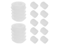 Parafusos De Dobradiça Plástico, 100 Unidades, 4x10mm, Para Reparo De Dobradiças Armários Em Paredes Gesso E Concreto