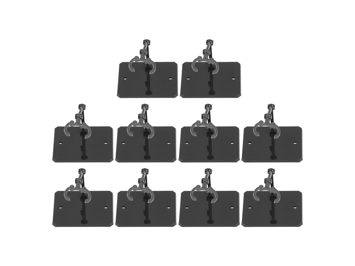 Mali base para Figuras de Ação Estabilidade Elevada Suporte para Modelos 6 Polegadas 10 Peças Cinza