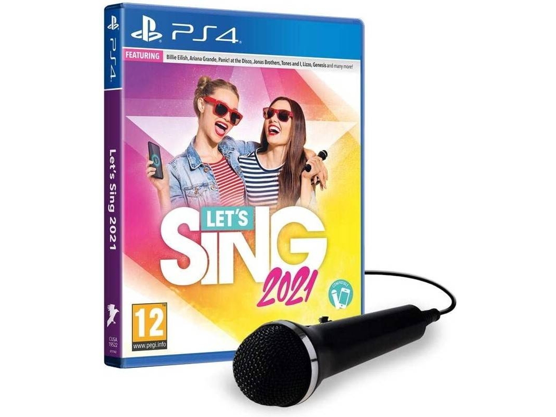Jogo PS4 Let's Sing 2021 + 1 Micro