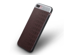 Capa de Telefone Crocodilo para iPhone 7/7 Plus, proteção antiqueda