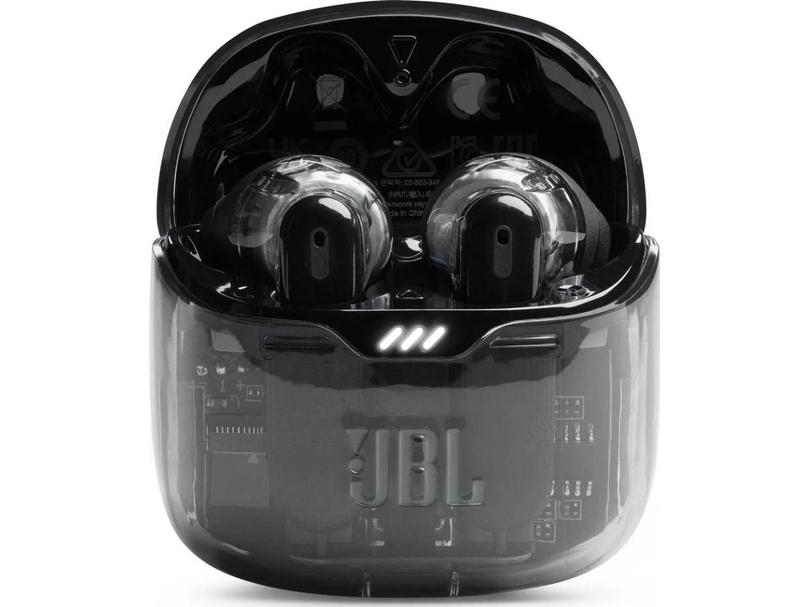 Auriculares Bluetooth True Wireless JBL Tune Flex (In Ear - Microfone - Transparente)