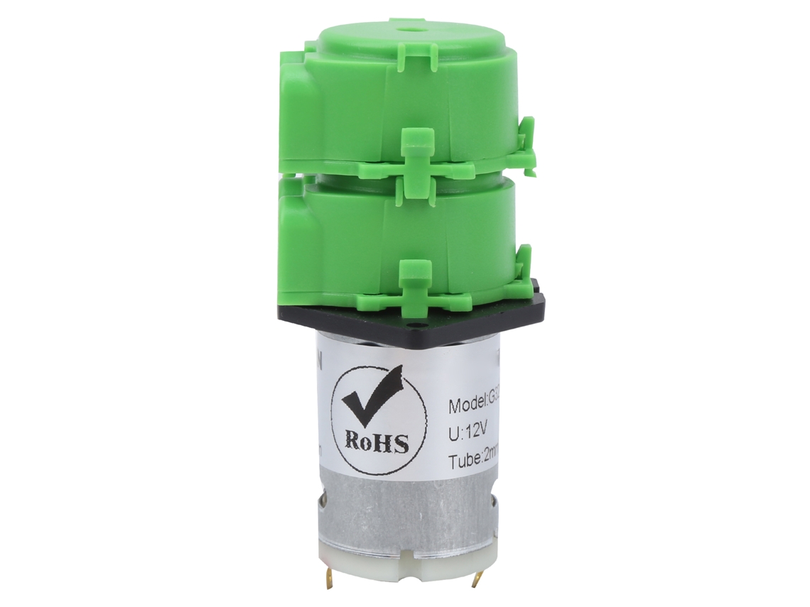 Bomba Peristáltica De Cabeça Dupla Para Dosagem Em Aquário Tanque De Peixes Dc12v Com Mangueira De Silicone 2x4mm