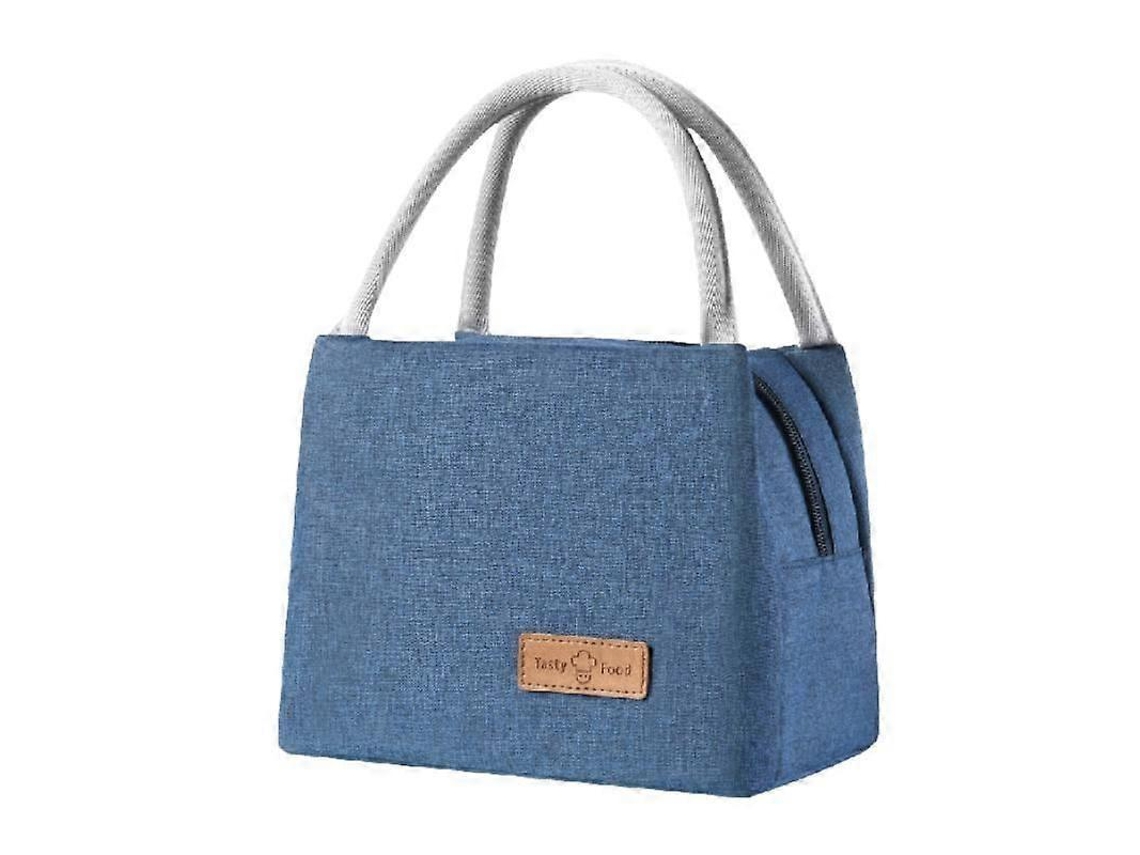 Lurelia Bolsa Térmica Para Almoço Portátil Impermeável Isolado Grande Capacidade Preto