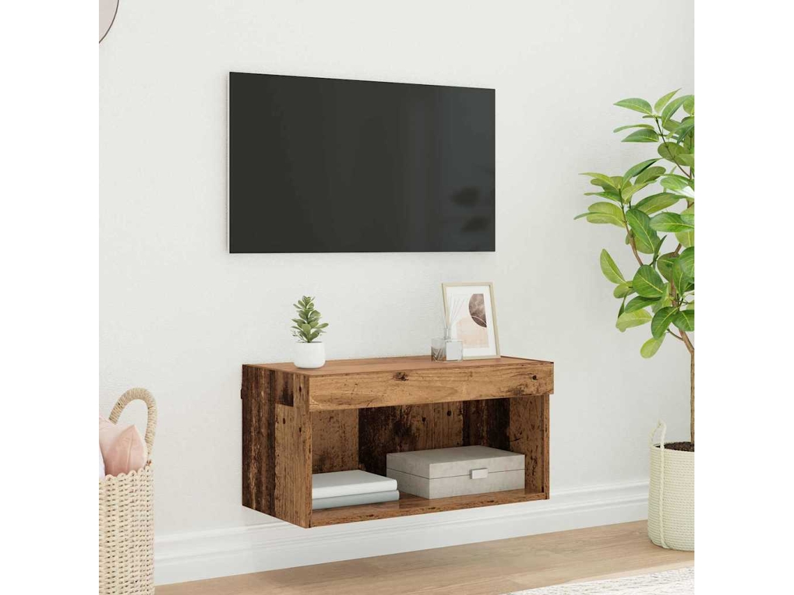 Vidaxl Conjunto De Móvel De Tv 60 X 30 X 30 Cm Madeira Antiga