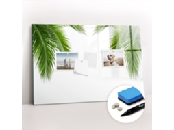 Quadro Magnético Decorativo Folhas, Palmeira E Natureza Para A Cozinha Espelharte (60x40 Cm)