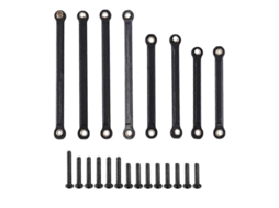 2026 kit de 8 Enlaces de Suspensión Metálicos 9749 para Coche Rc Crawler Trx4m 1/18 (piezas de Mejora)