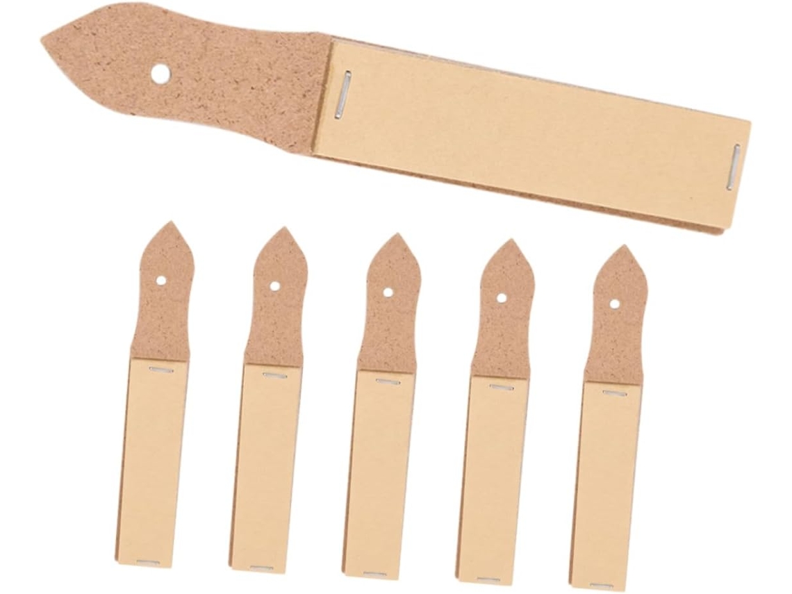 Conjunto de 5 porta-lápis com Lixa para desenho e esboço. Ideal para desenho e esboço.