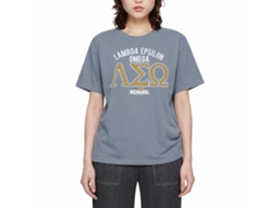 Rockinstone Old School Movie Frat Heather Indigo Adult T-shirt Size:l