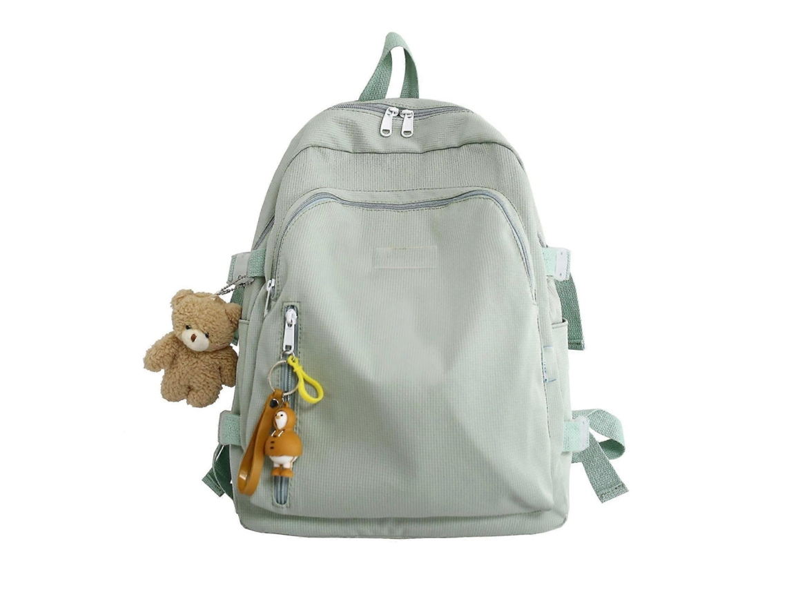 Mochila Para Estudantes Adolescentes, Mochila Feminina Com Entrada Para Fone De Ouvido.