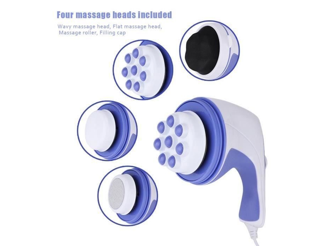 Massageador Elétrico - Anticelulite - Emagrecimento Corporal Com Cabeça 4 Eu Plug - LRFXRN-C0188