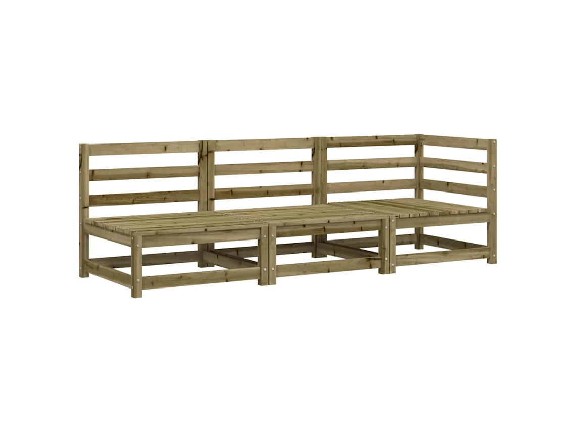 Garden Sofa, Garden Sofas Vidaxl Marrom Madeira De Pinho Impregnada (n/a)
