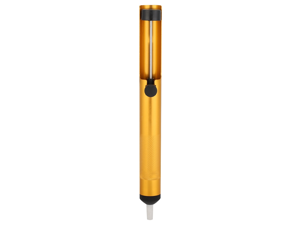 3 Peças Bomba Manual De Desoldadura Pistola Aspiradora De Estanho Ferramenta De Remoção De Solda Manual (alumínio Total Ouro)