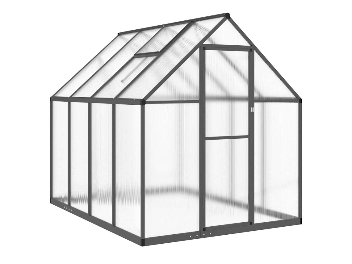 Greenhouse, Greenhouses Vidaxl Antracite Alumínio (224 X 169 X 195 Cm)