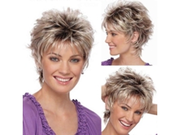 Perucas Tkrady Para Mulheres, Peruca Curta Sintética De Cabelo Humano, Peruca Com Corte Gradiente, Perucas Curtas Cacheadas Da Moda, Perucas Femi