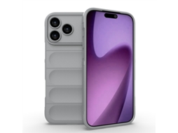 Capa Para Celular Magic Shield Com Proteção Completa Contra Quedas.branco Fumê - Iphone 17 Pro