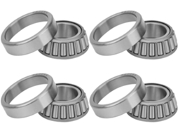 Conjunto De 4 Rolamentos Rolos Cônicos Para Engrenagens Mecânicas
