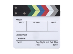 Laxiscreed Quadro De Claps Para Cinema E Decoração, 20x19,5cm, Perfeito Para Ambientes Modernos