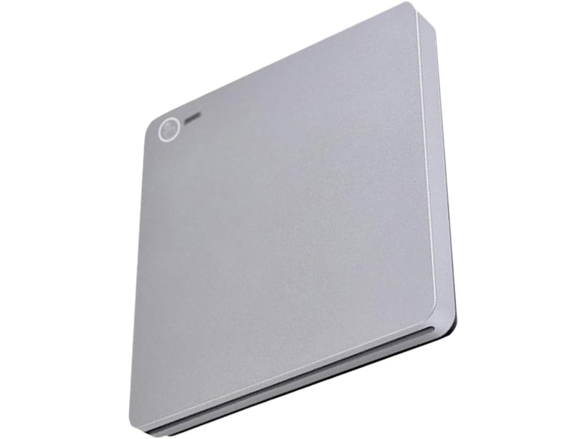 Gravador De Dvd Usb 3.0 Externo Duplo Prateado Com Interface Type-c