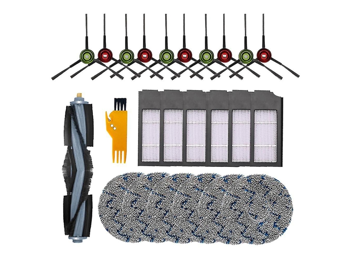 Acessório Aspiradores Compatibilidade Universal Kit 24Pcs Deebot T10 Filtro S