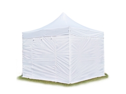 Tenda Dobrável 3x3m, Alumínio Profissional De 40 Mm, Laterais Sem Janelas, Branca