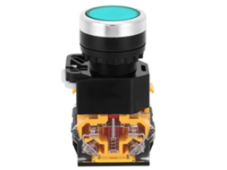 5 Interruptores Verdes Auto bloqueio 22mm 37 440v