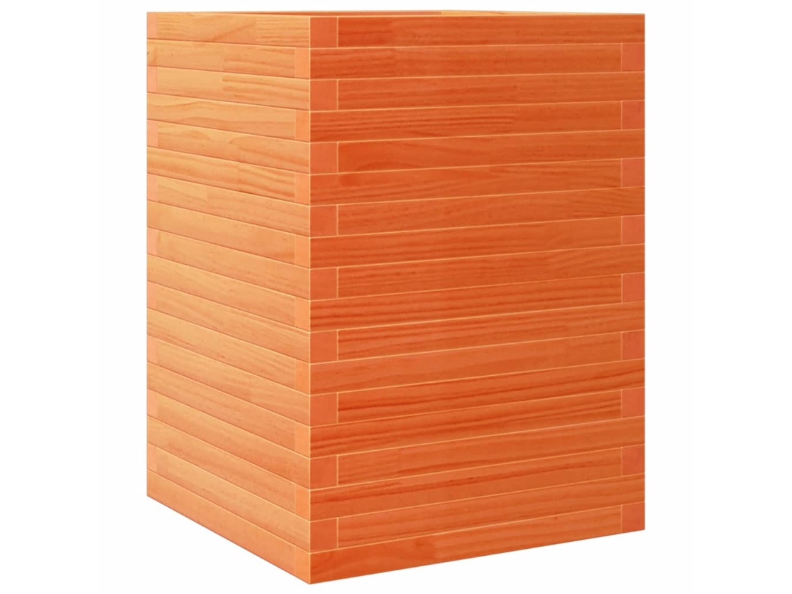 Garden Planter, Garden Planters Vidaxl Marrom Madeira De Pinho (50 X 50 X 68.5 Cm)