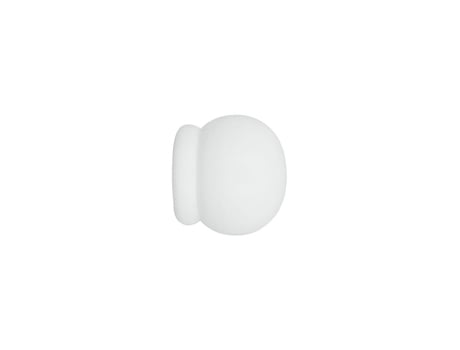 Embutido Em Madeira Mobois Ø28mm Laqueado Branco Pacote De 2 Para Aparafusar