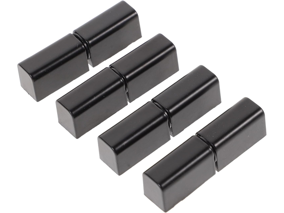 Dobradiças Com Rolamento Coaxial Em Liga De Zinco Preto (4 Peças)