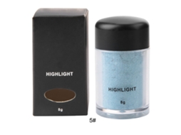 Sombra De Ojos Pigmento Brillante Glitter Polvo Metalizado Delineador Resaltador Maquillaje Cosmético (5)