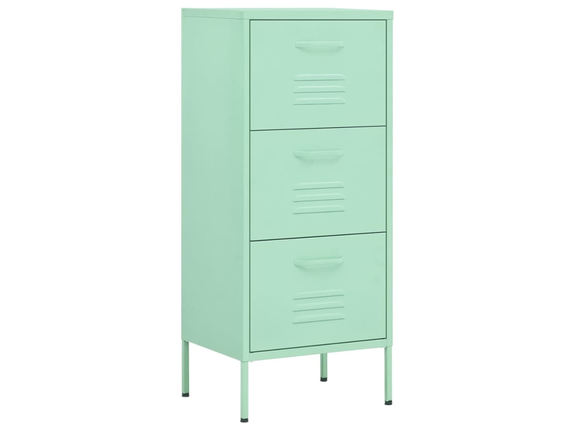 Armário Arrumação Aço 42,5x35x101,5 cm Verde Hortelã MAISON EXCLUSIVE