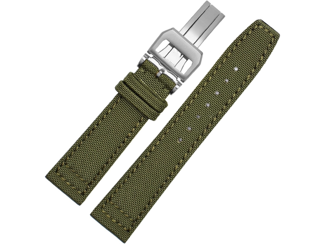 Pulseira de para Relógio 22 Mm Nylon Fivela Aço Inoxidável Tecido Resistente Durável Leve Água Ideal