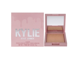 Pó iluminador prensado Kylighter - 060 Queen Drip da KYLIE COSMETICS para mulheres - iluminador de 0,28 oz