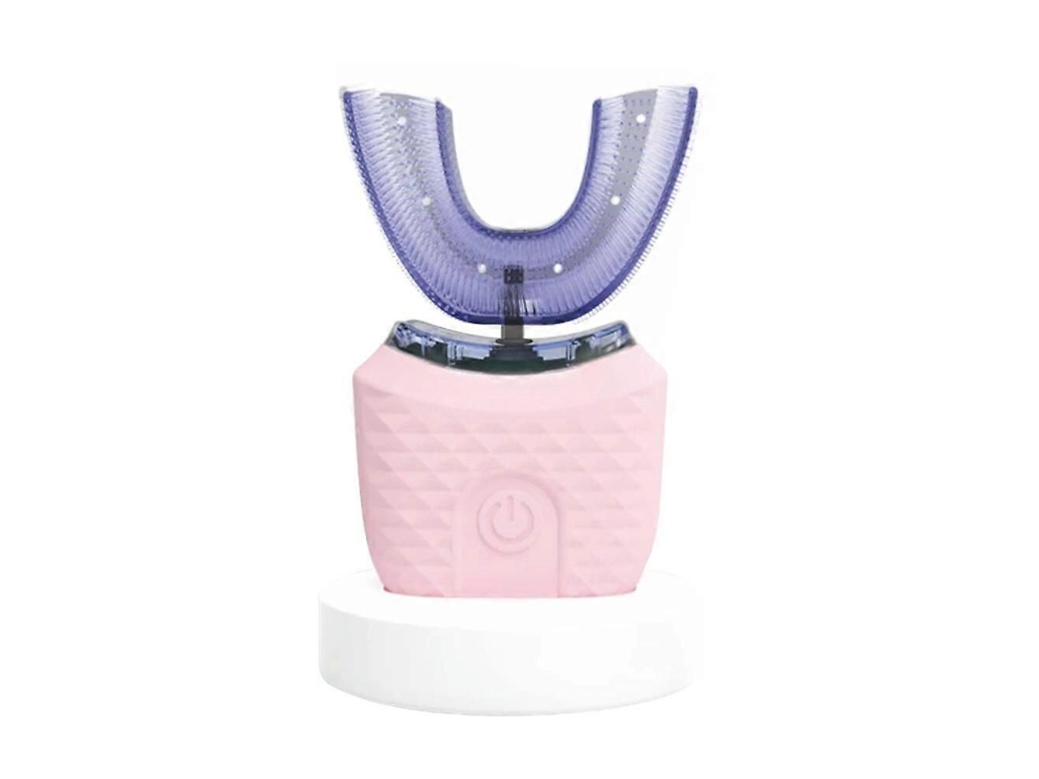 Escova De Dentes Elétrica Ultrassônica Em Formato De U Para Adultos, Com Ação Clareadora Completa De 360°, Carregamento Sem Fio E À Prova D'água.