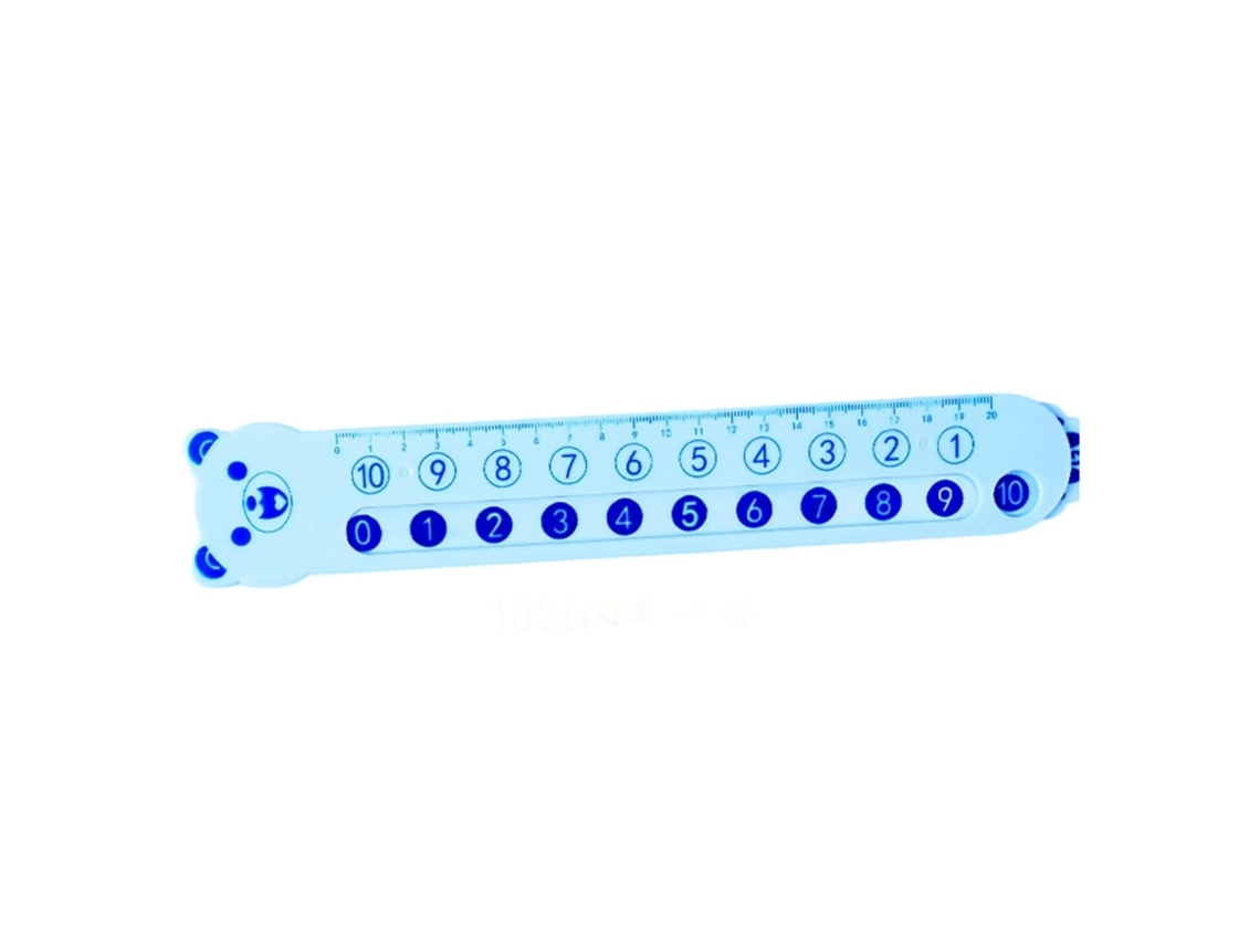Régua De Aprendizagem Matemática Pré Escolar, Decomposição Interativa De Adição E Subtração, Design Duplo Abs, Auxílio