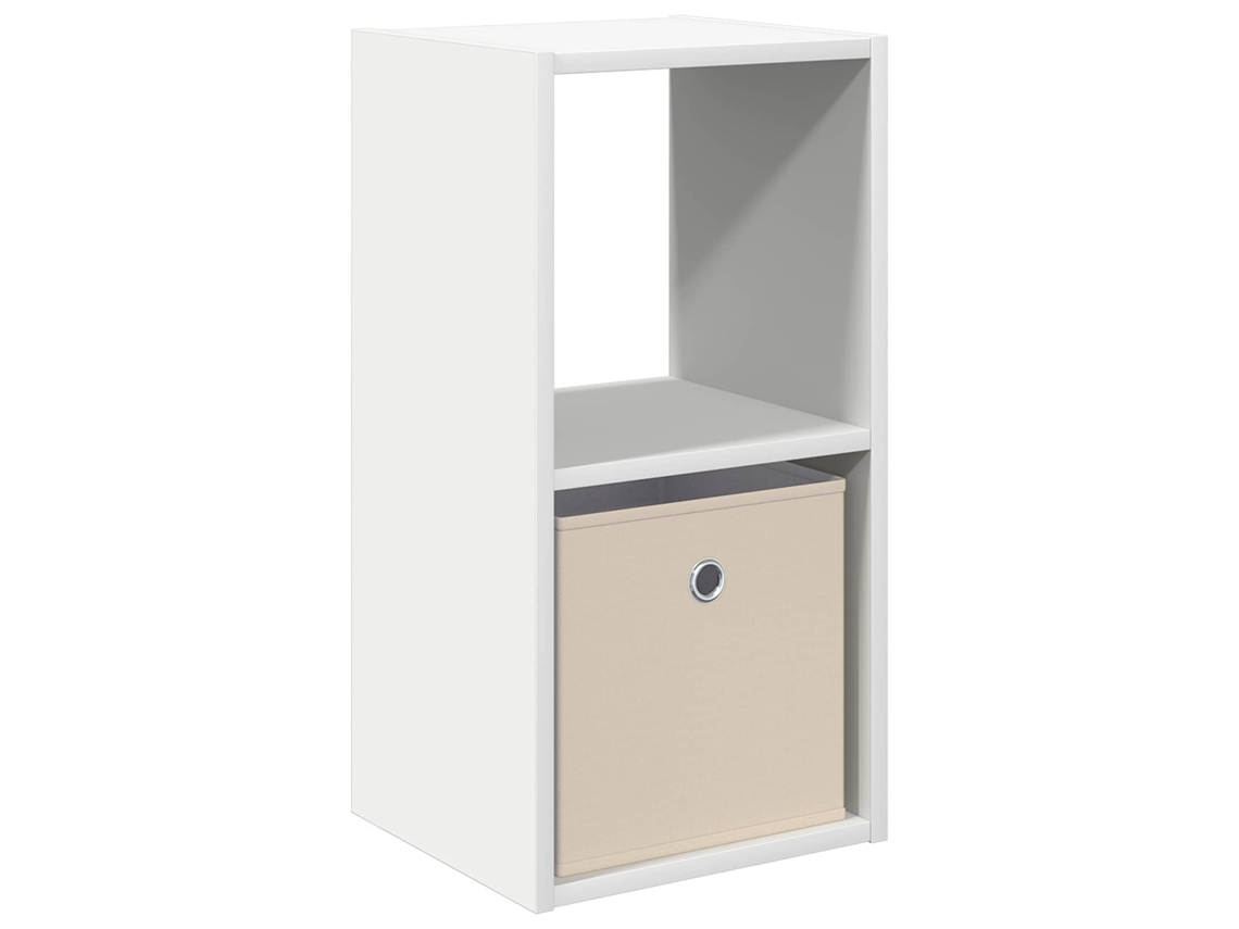 Conjunto 1 Mesa-de-cabeceira Vidaxl Branco Derivados De Madeira (30,5 X 27 X 59,5 Cm)
