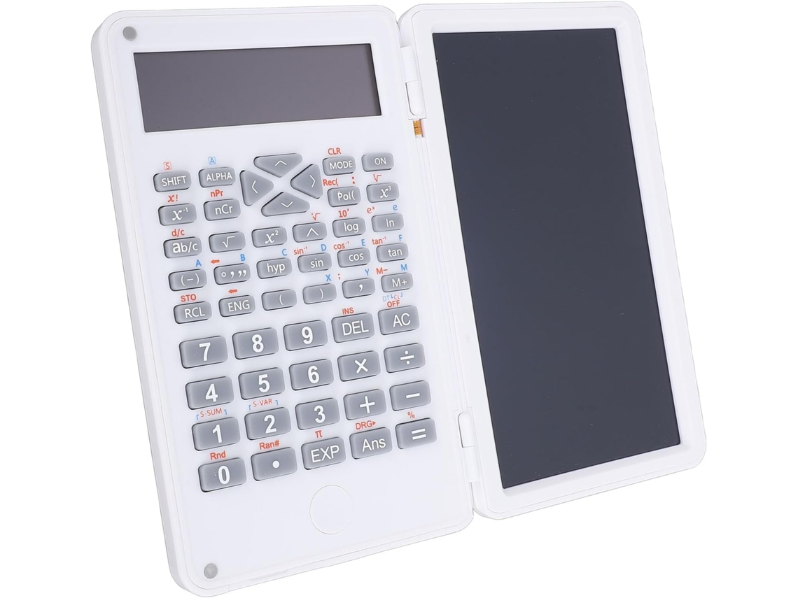 Calculadora Científica Lcd Com Bloco De Notas, Visor Científico De Mesa