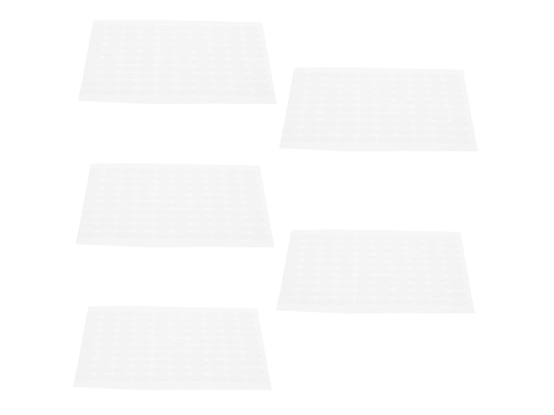 500 Unidades De Adesivos Transparentes Removíveis Em Nano Gel