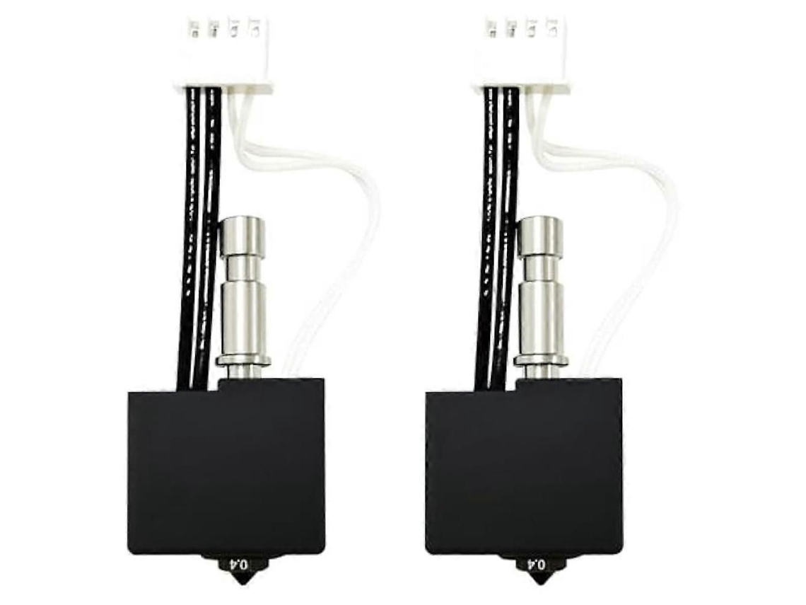 Kit de 2 cabeçotes de impressão 0,4mm, para impressoras 3D, GOKOCO