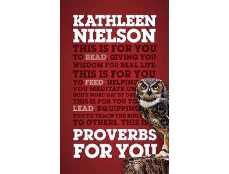 Livro proverbs for you de kathleen nielson (inglês)