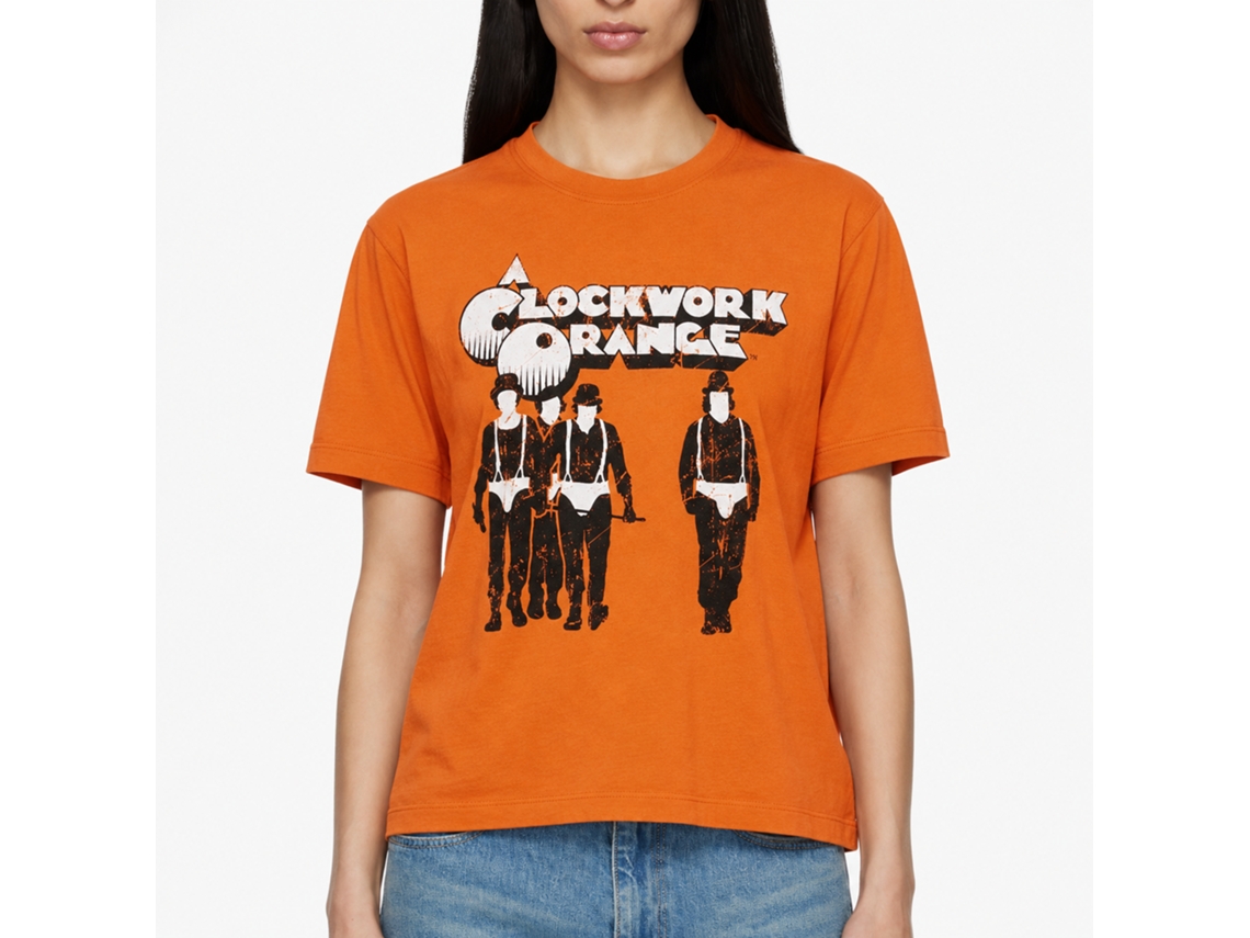 A Clockwork Orange Orange Poster T-shirt Unisex Adults Size:l
