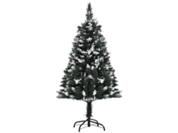 Árvore de Natal 120 Cm Árvore de Natal Automática com 222 Ramos 28 Decorações Suporte em Aço Base Dobrável e Removível para Sala Verde Ge