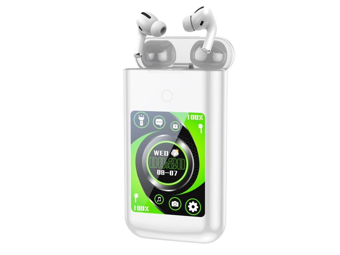 Fone de Ouvido Bluetooth MDUG com microfone, 120 horas de bateria, som surround 5.1 e estilo neckband