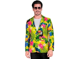Casaco Tropical Party Amarelo para homem